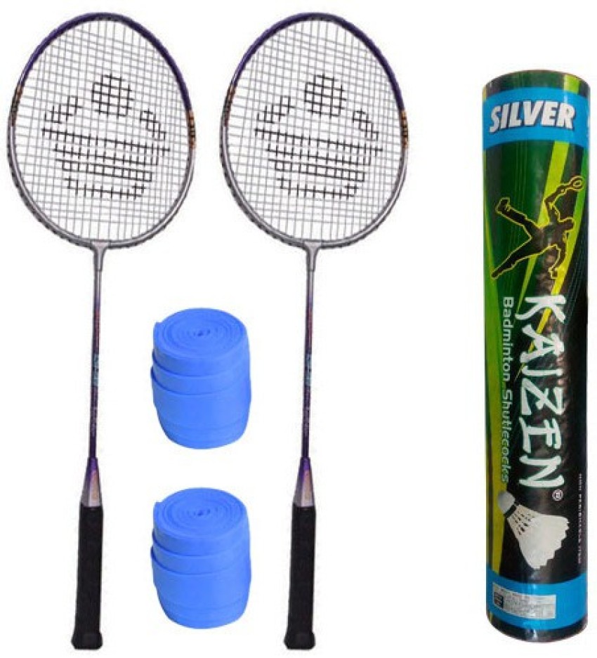 COSCO Cb 90 With Feather Shuttlecock And Grip Badminton Kit - Buy COSCO Cb 90 With Feather Shuttlecock And Grip Badminton Kit Online at Best Prices in India