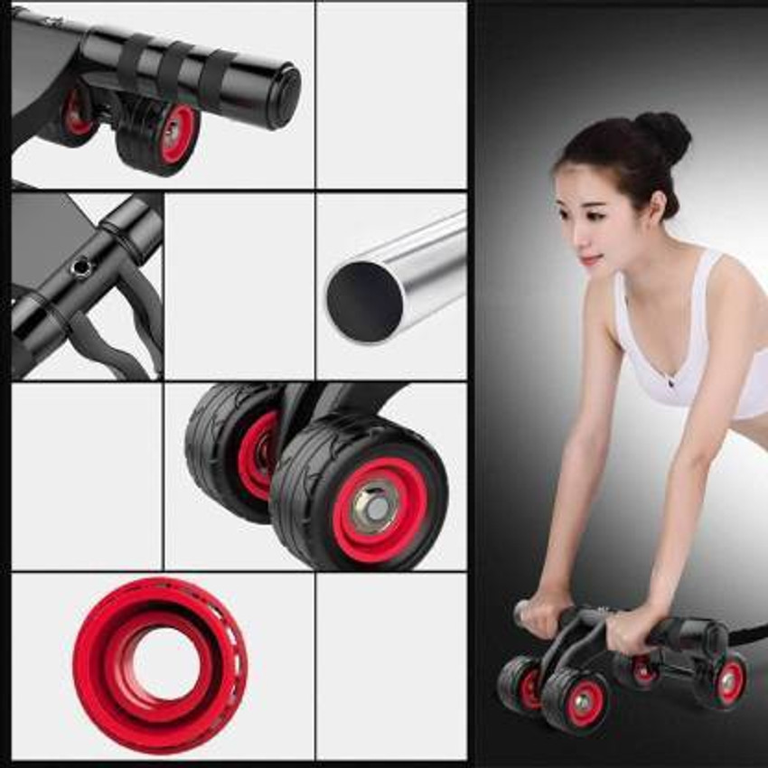 Shilpi Creation SC Fitness AB Roller 4 Wheel Home Workout Machine