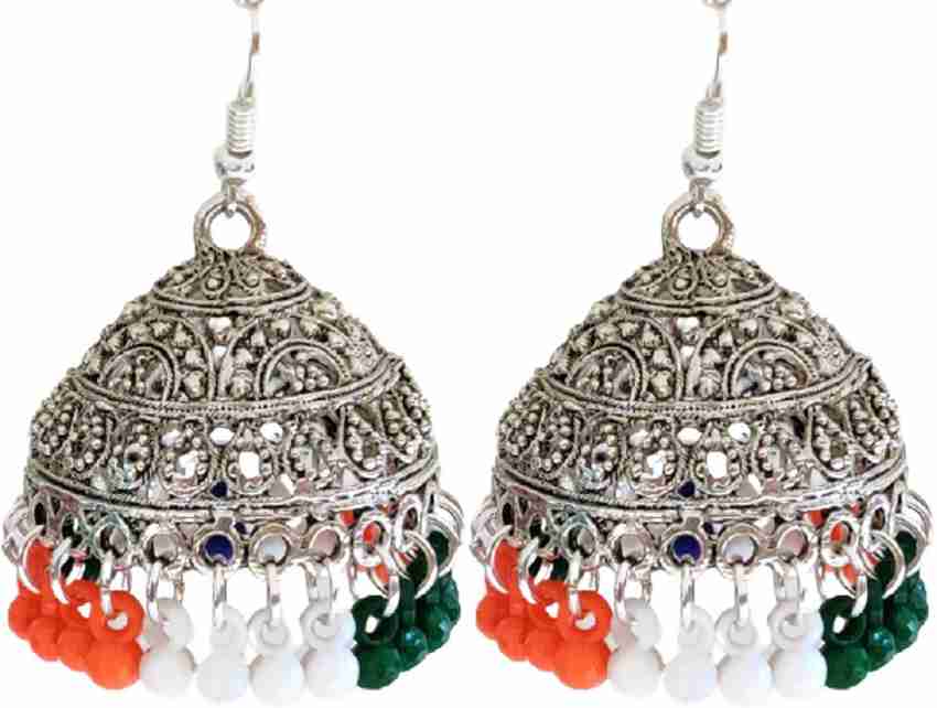 Tri colour clearance earrings