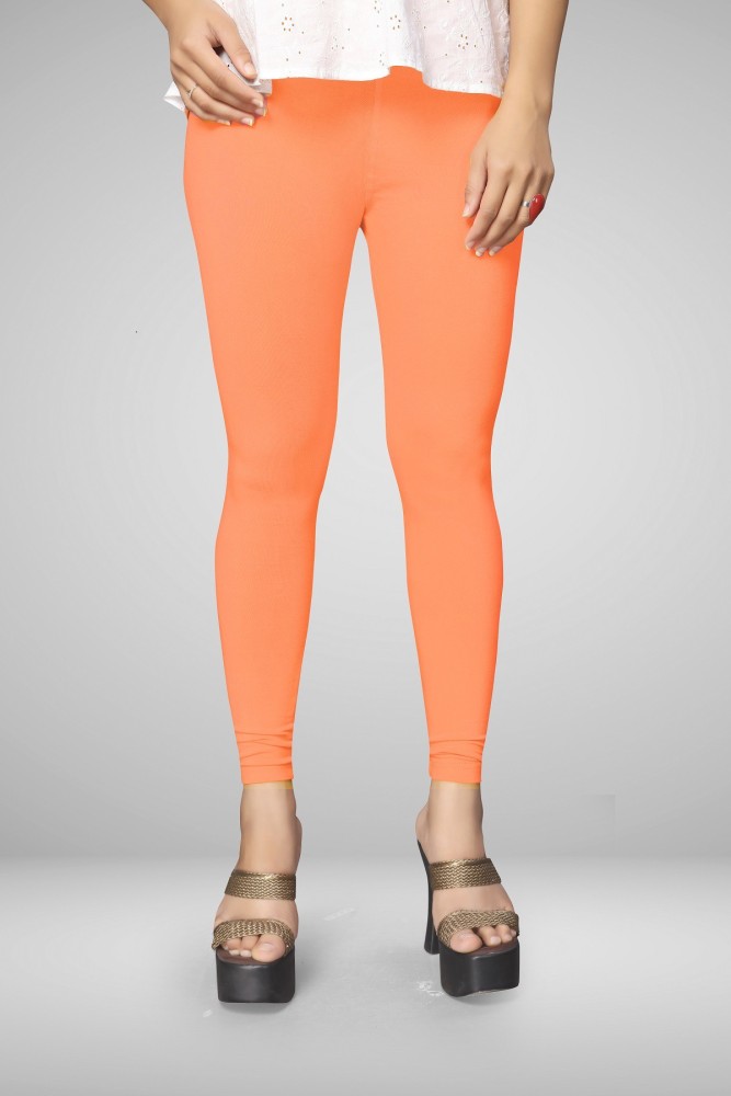 Buy online Pink Solid Legging from Capris & Leggings for Women by Kex for  ₹349 at 56% off