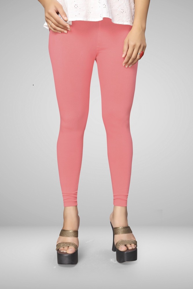 Buy online Pink Printed Ankle Length Legging from Capris & Leggings for  Women by De Moza for ₹499 at 50% off