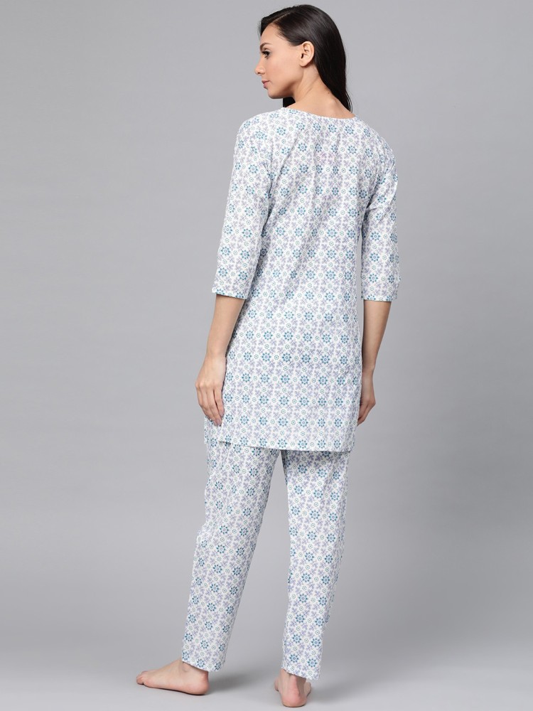 Cropped pyjama set online ladies