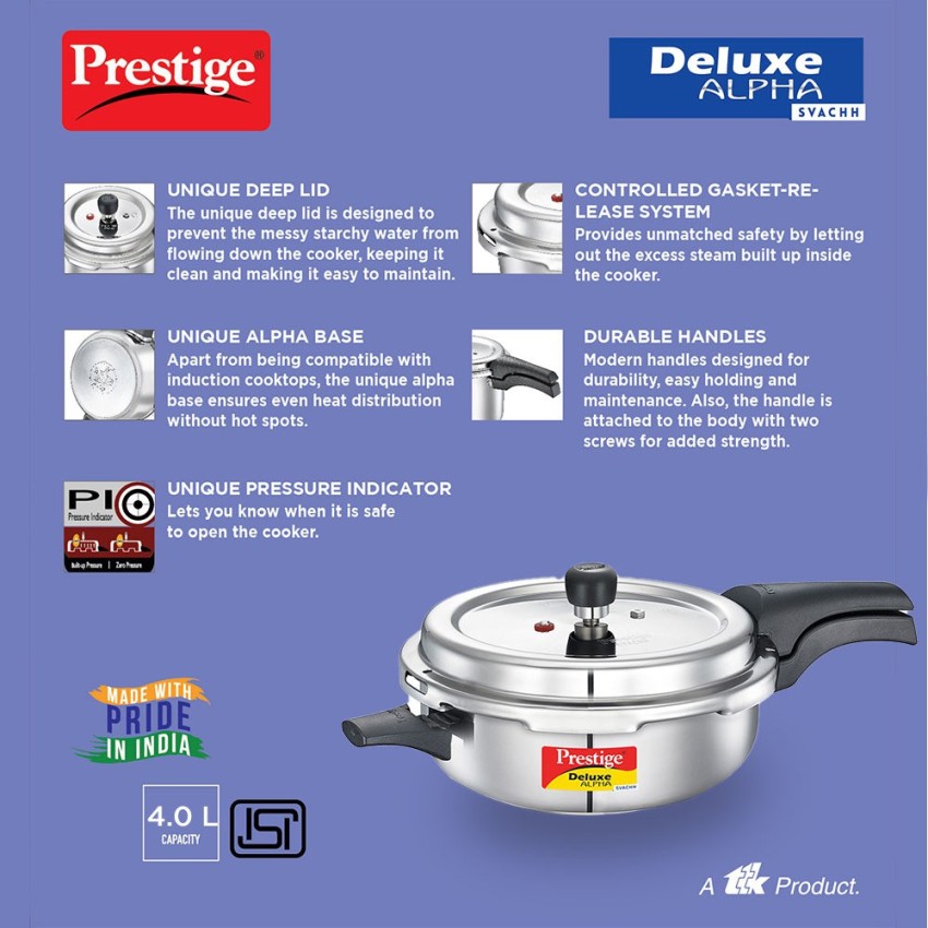 Prestige svachh pressure discount pan