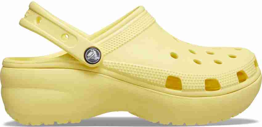 Light store yellow crocs