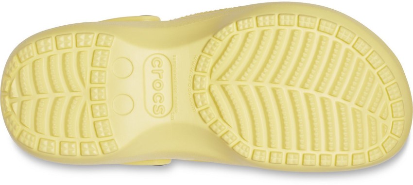 CROCS, Shoes, Custom Lv Rhinestone Crocs Yellow M9 W1 Clogs