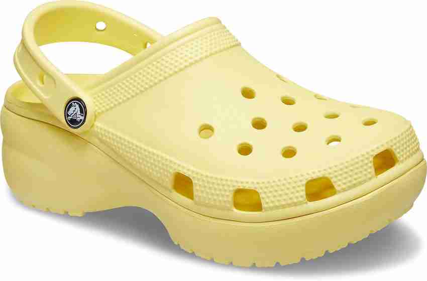 CROCS, Shoes, Custom Lv Rhinestone Crocs Yellow M9 W1 Clogs