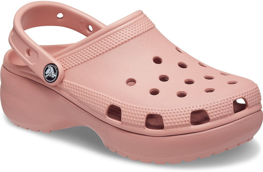 Womens pink crocs clearance