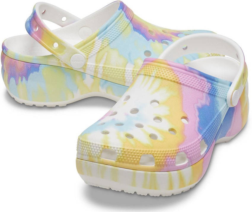 Pastel color outlet crocs