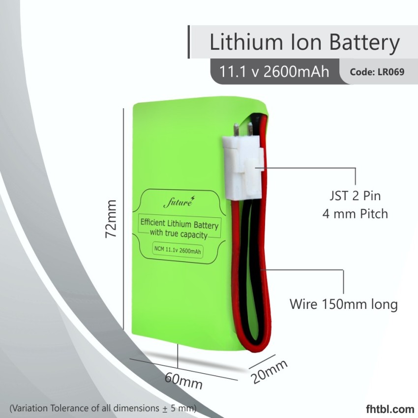 Future Lithium Ion Battery Pack NCM 11.1v 2600mAh Lithium Solar Battery  Price in India - Buy Future Lithium Ion Battery Pack NCM 11.1v 2600mAh Lithium  Solar Battery online at