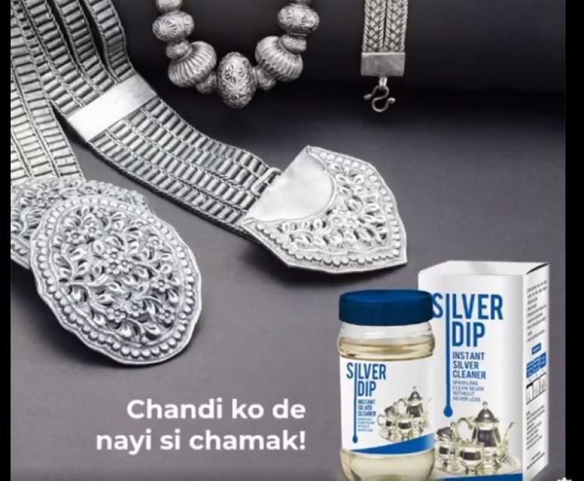 Modicare New Silver Dip Instant Silver Cleaner Sparkling Clean Silver  Without Silver Loss - 300ml
