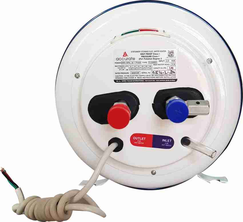 ACCURATE 10 L Storage Water Geyser (Electric With Special Anti Rust  Coating, White) Price in India - Buy ACCURATE 10 L Storage Water Geyser  (Electric With Special Anti Rust Coating, White) online