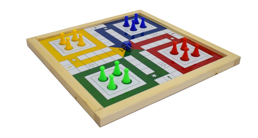 Buy Malted Wooden Ludo Board Game for Kids & Adults Online at Low Prices in  India 