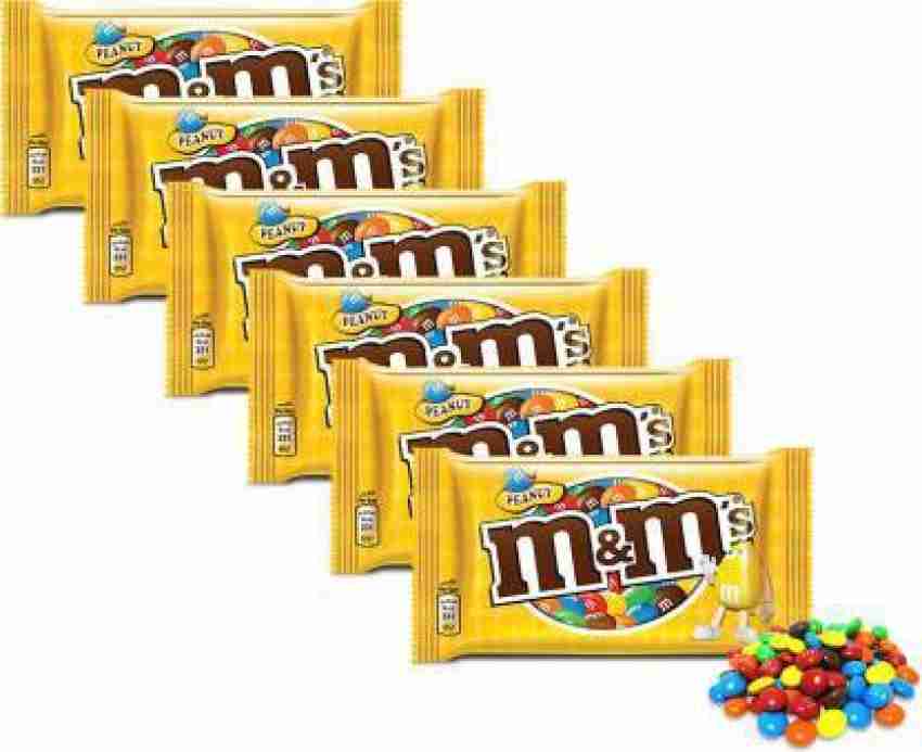 M & M Chocolate Peanut Pouch - 165g - Pack of 4 (165g x 4)