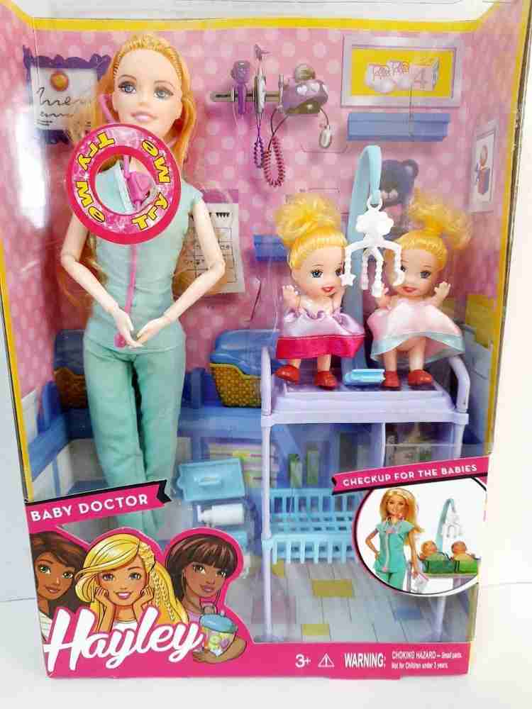 J.S enterprises Baby Doctor Doll Similar to Barbie Doll and Play Set