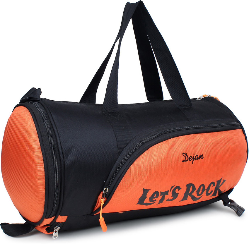 Neon green store gym bag
