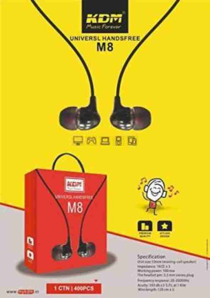 Kdm m8 mini 2025 stereo earphones price