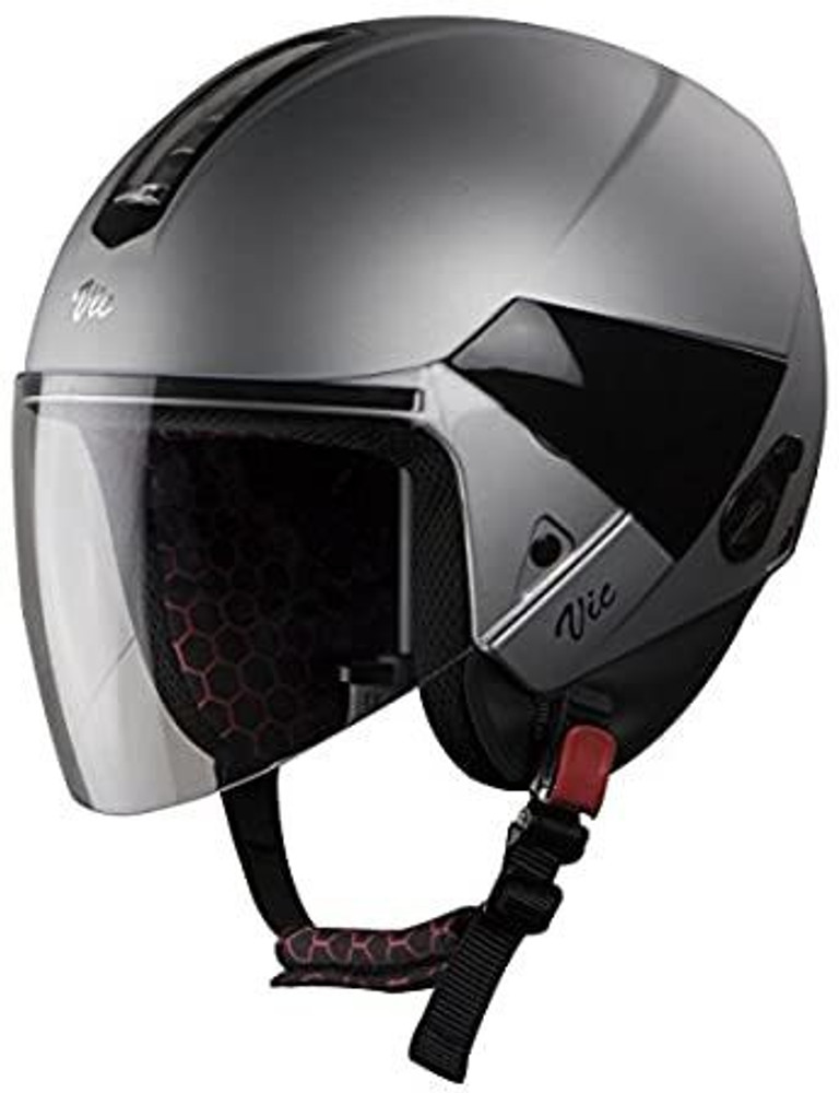 Steelbird SBH 5 EVE GLOSSY HONDA GREY SIZE L Motorsports Helmet