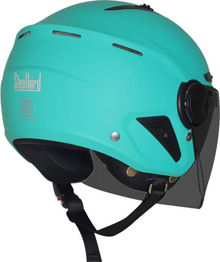 Steelbird Boxx Open Face Helmet ISI Certified Helmet in Matt
