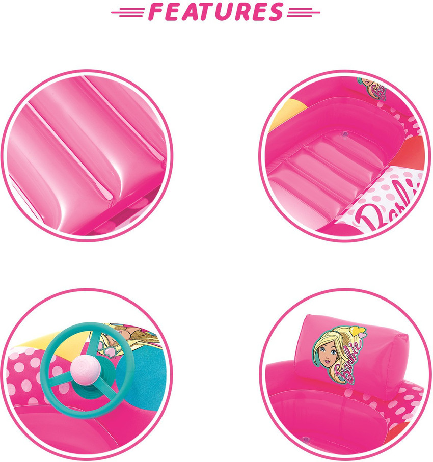Barbie fashion boat best sale inflatable pool float