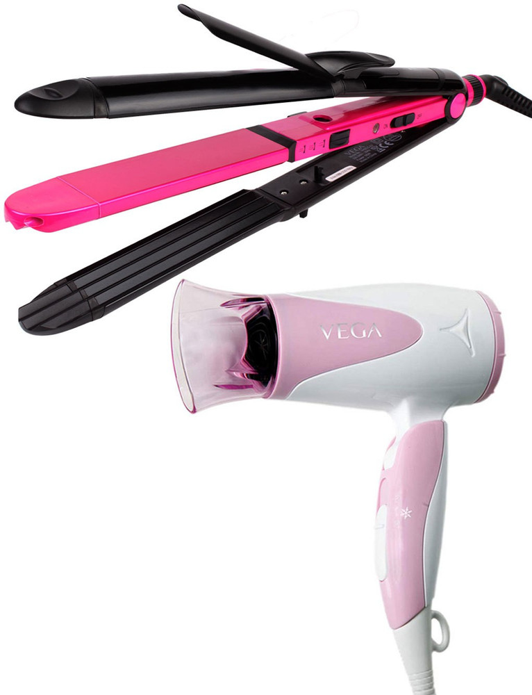 Vega hair dryer store straightener and curler