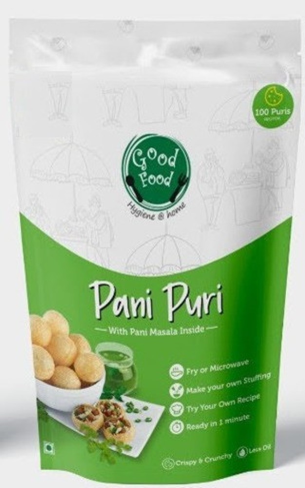 Pani Puri 5RS Fryums Snacks (ready To Eat), Packaging Size: