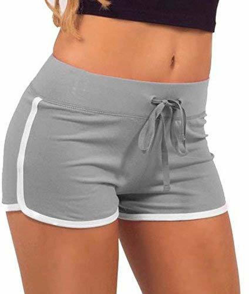 Women's gray athletic best sale shorts