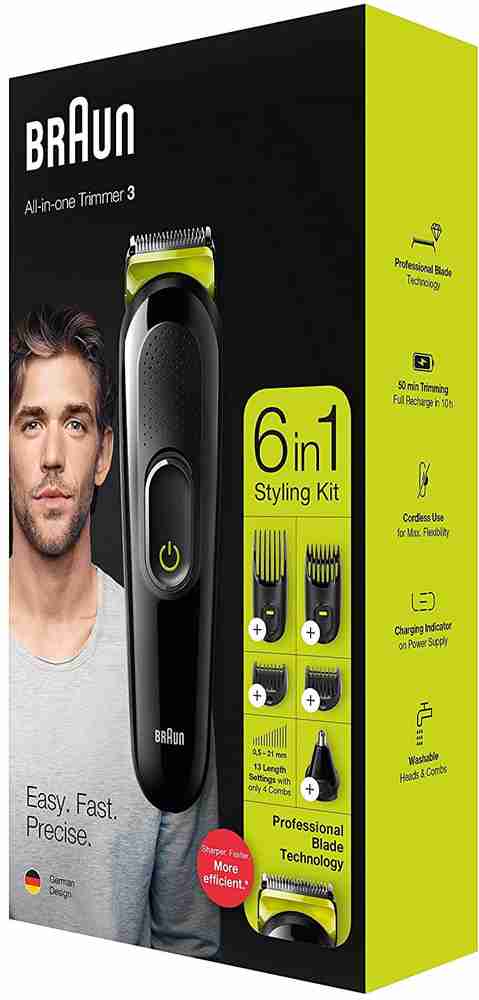 Cortapelos braun mgk3221 shop 6 en 1