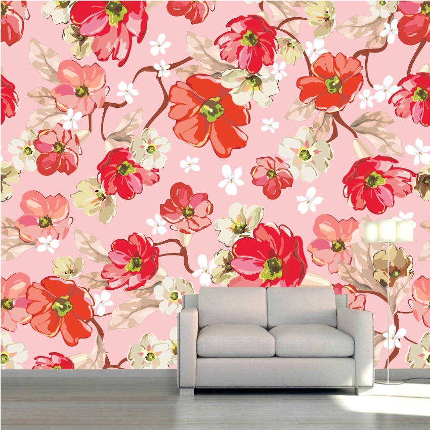 3D Pink Flower 689 Wall Paper Print Decal Deco Wall Mural Self