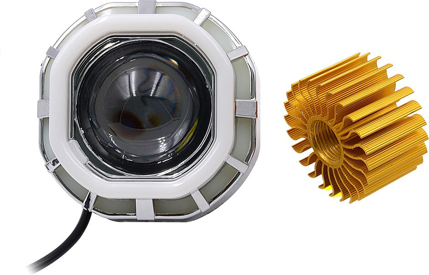 Motorcycle outlet halo headlight