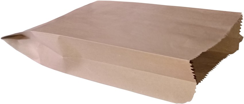 HEER Brown Kraft Paper Bags,(6 x 2.25 x 12 Inches) Pack of 50, Virgin Paper,  Paper bags for food packing, Grocery Paper Bags, Multi Purpose Pack of 50  Grocery Bags Price in