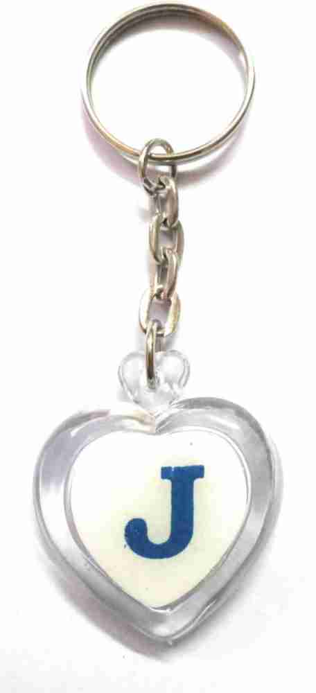 Keychain Initial Letter Key Chain Silver for Men Women Personalized  Alphabet Monogram Keychain for Car Keys