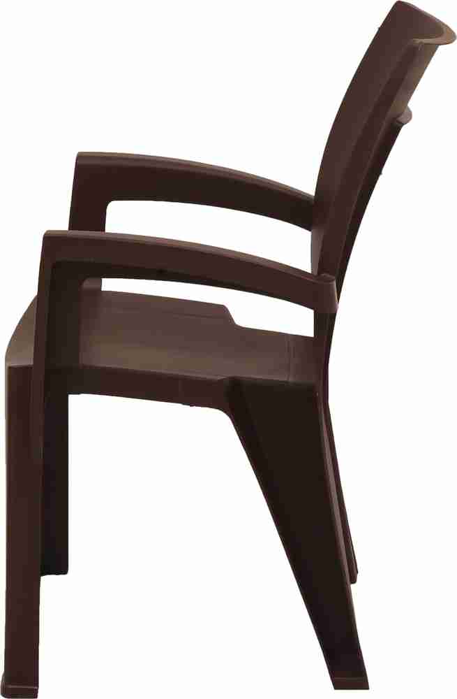 Supreme Esquire Plastic chair for home office Garden use 2 pcs Plastic Outdoor Chair