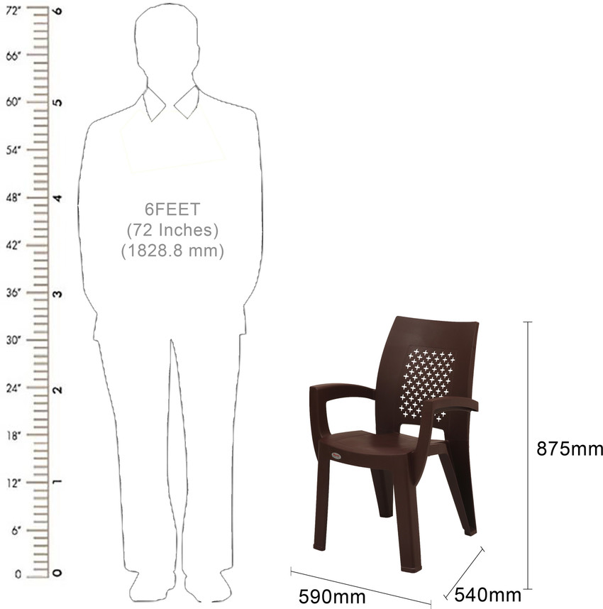 Esquire plastic cheap chair price