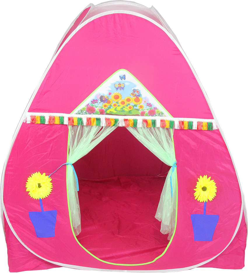 Folding tent house top