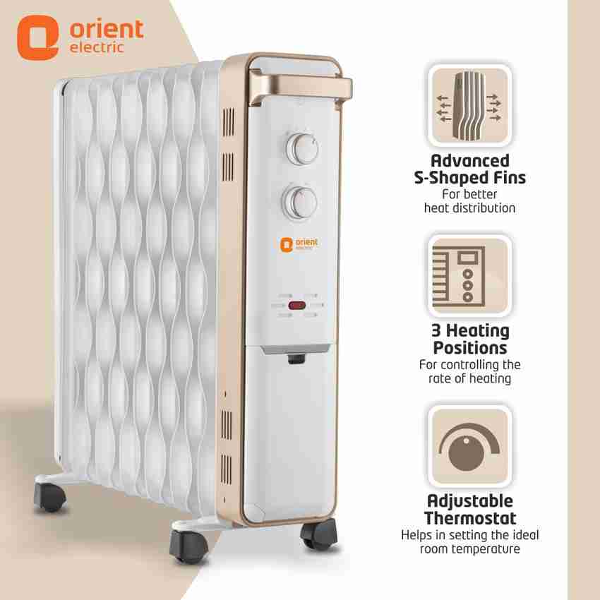 Orient Electric OFRUC13G3B Ultra Comfort Oil Filled Room Heater Price in  India - Buy Orient Electric OFRUC13G3B Ultra Comfort Oil Filled Room Heater  online at Flipkart.com