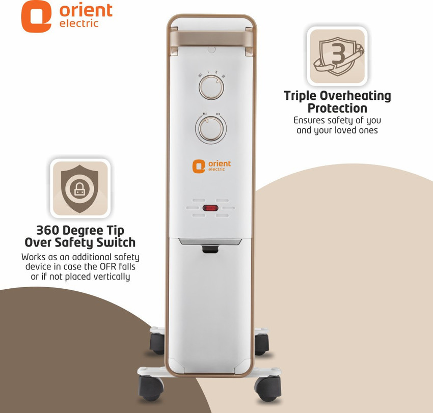 Orient Electric OFRUC13G3B Ultra Comfort Oil Filled Room Heater Price in  India - Buy Orient Electric OFRUC13G3B Ultra Comfort Oil Filled Room Heater  online at Flipkart.com