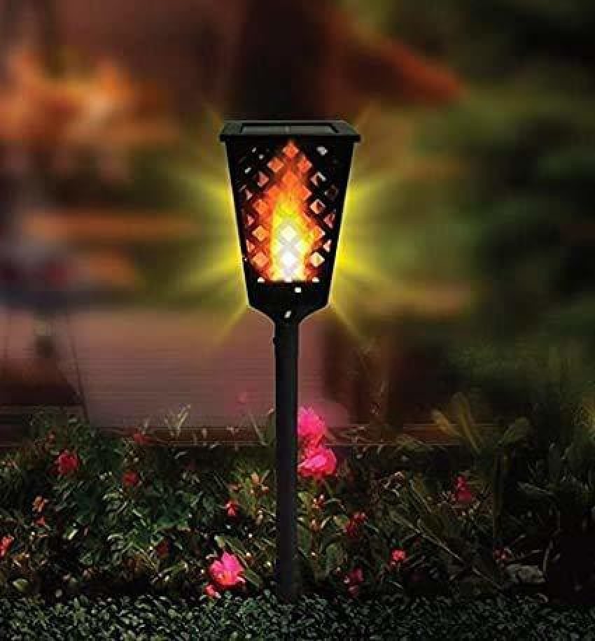 Solar powered deals tiki torch lights