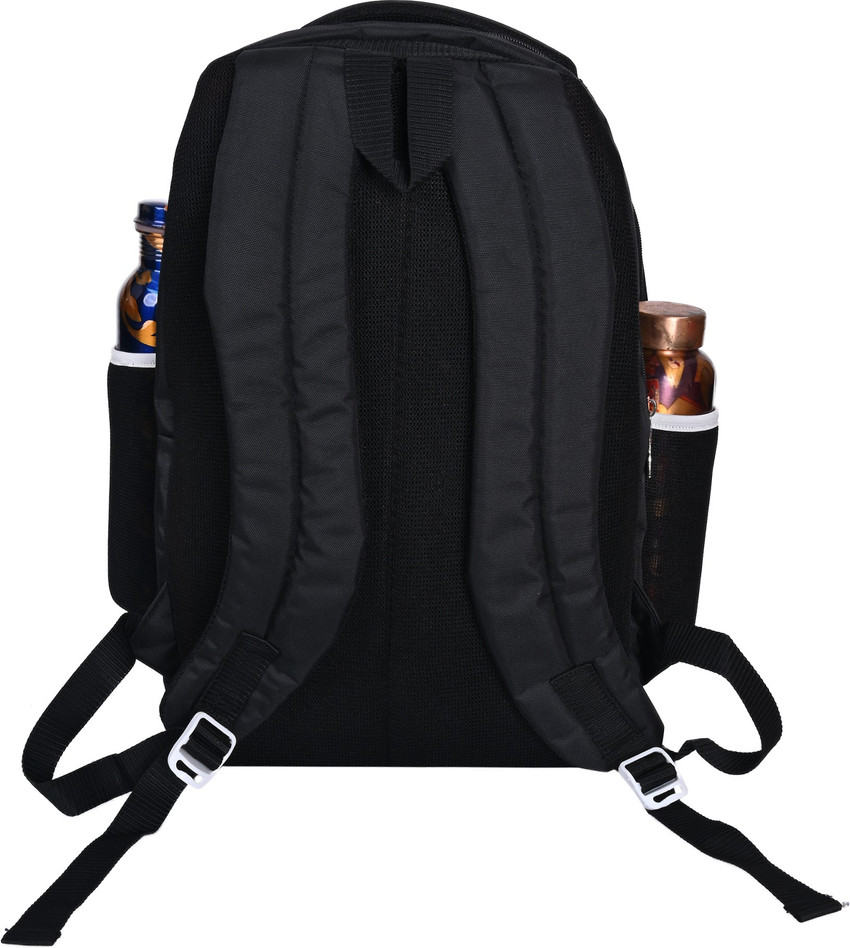 Topper Super Black Pubg Survival 28 ltrs Casual Rain cover Backpack School Bag College Bag Laptop Bag For Boys Girls Men Women.18 inches 28 L Laptop Backpack Black Price