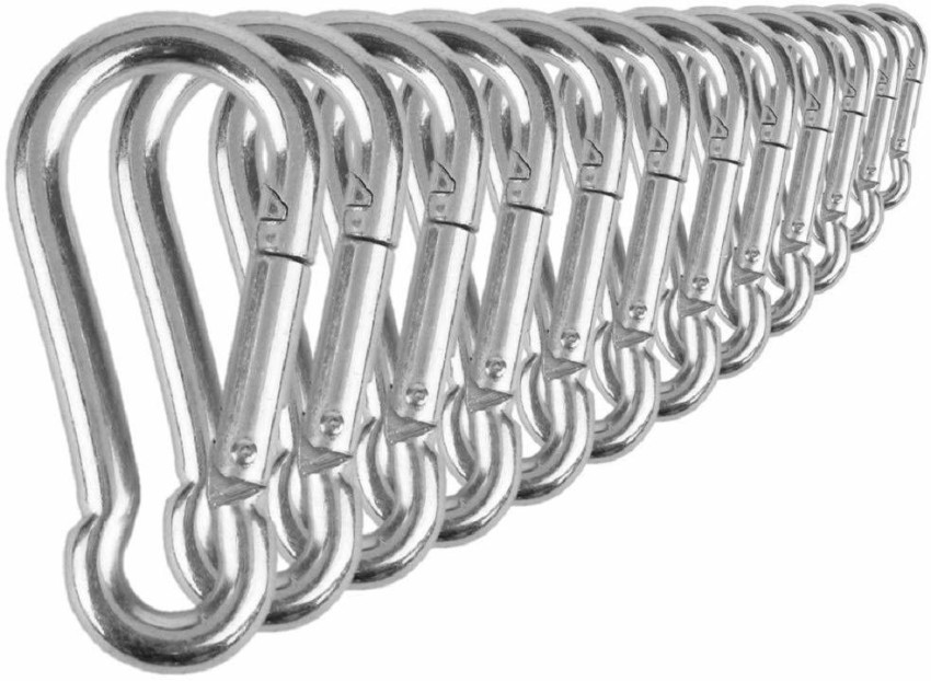 D K FITNESS ENTERPRISES Stainless Steel Spring Snap Hook Carabiner