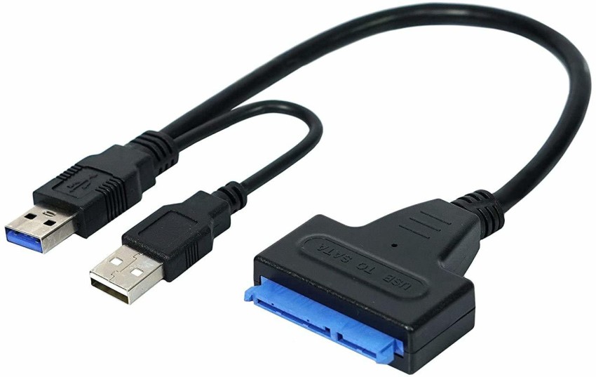 præst Sprede Skuffelse REC Trade Reversible USB 2.0 0.5 m USB 2.0 to 2.5" SATA 22P Hard Drive HDD  Adapter Cable Converter - Also Reads 2.5 inch Sata SSD Drives Through USB  2.0 - REC Trade : Flipkart.com