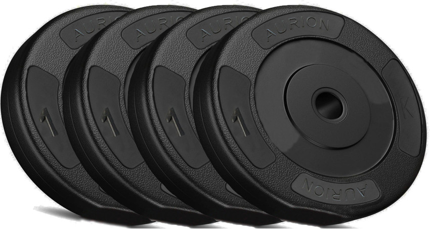 Aurion 4 kg 4kg Vinyl Weight Plates Set for Weight Lifting Dumbbell Bars Strength Training Home Gym Combo Price in India Buy Aurion 4 kg 4kg Vinyl Weight Plates Set for