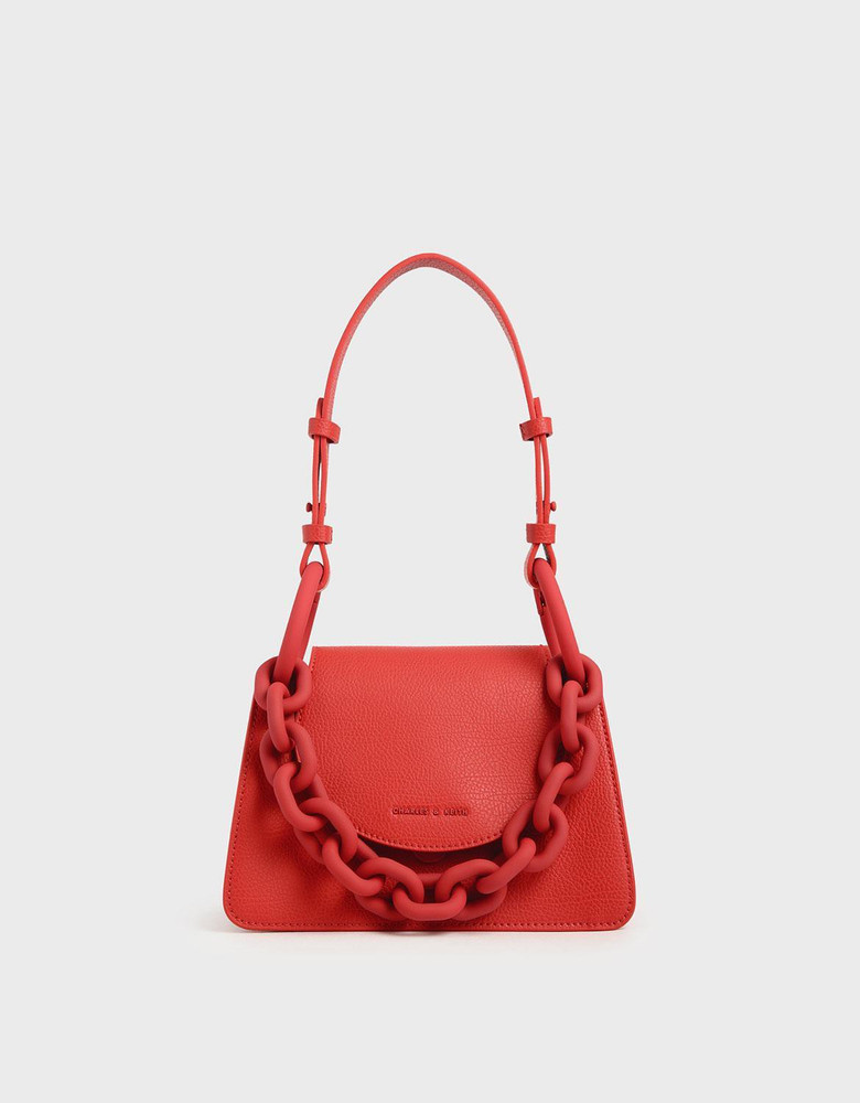Buy Charles and Keith Women Red Hand held Bag Red Online Best Price in India Flipkart