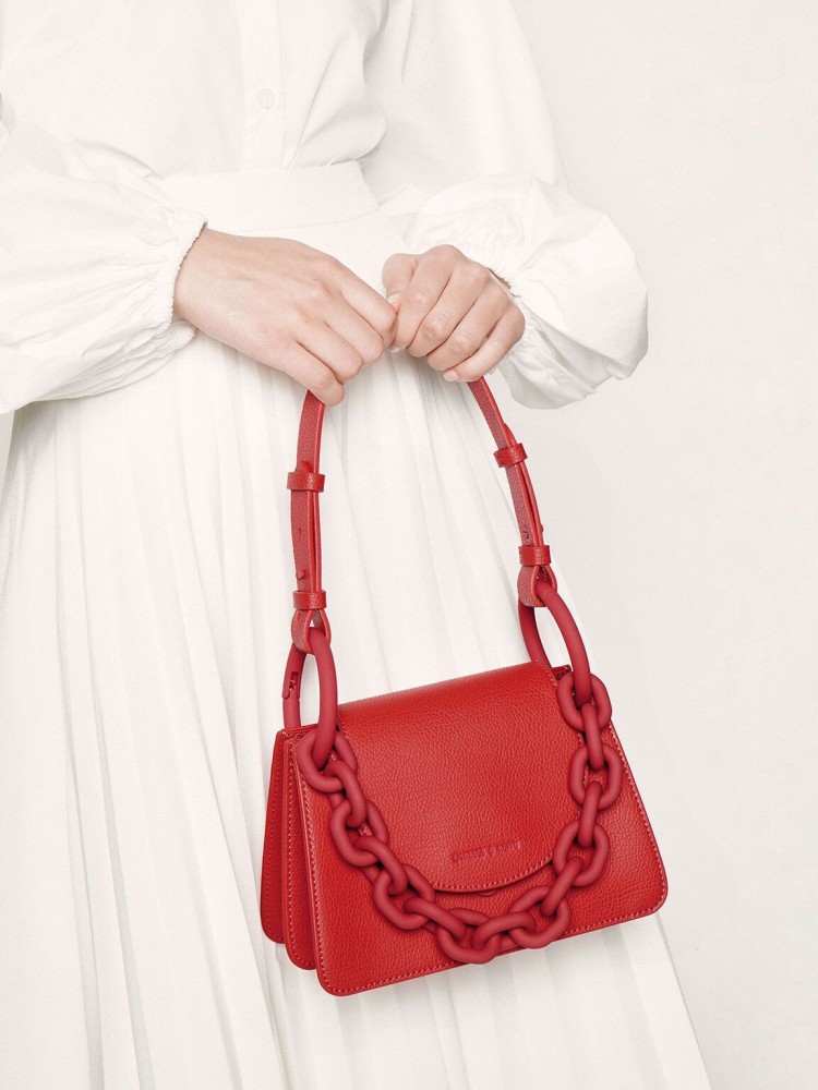 Charles and keith online red bag