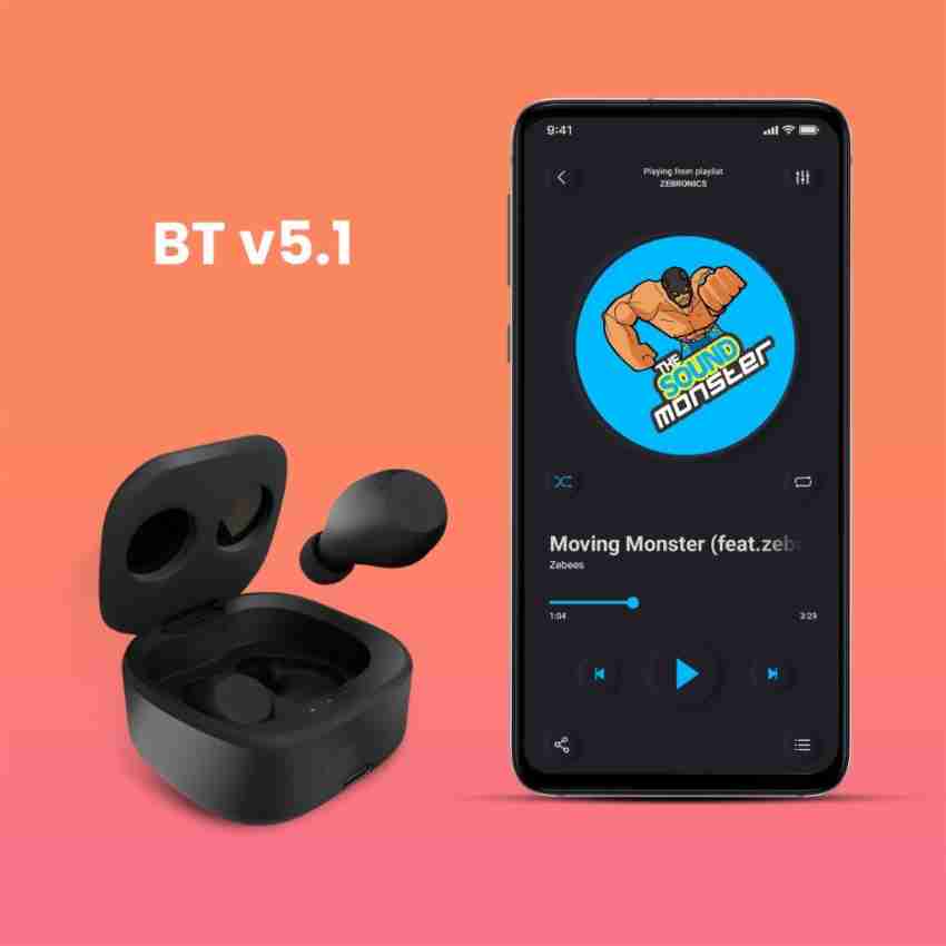 ZEBRONICS Sound Bomb S1 Pro Bluetooth without Mic Headset Price in India -  Buy ZEBRONICS Sound Bomb S1 Pro Bluetooth without Mic Headset Online -  ZEBRONICS 