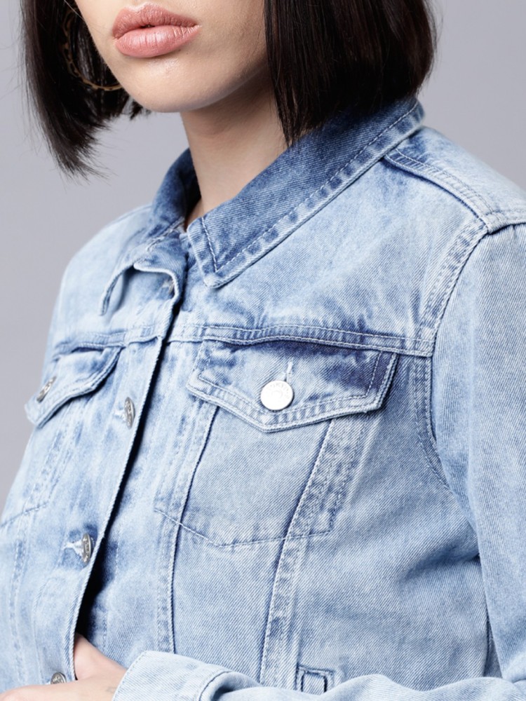  Tokyo Design Cropped Ladies' Denim Jacket - Landscape