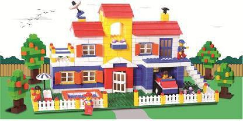 SR Toys Jumbo Architect Building Blocks for Kids 900 pcs