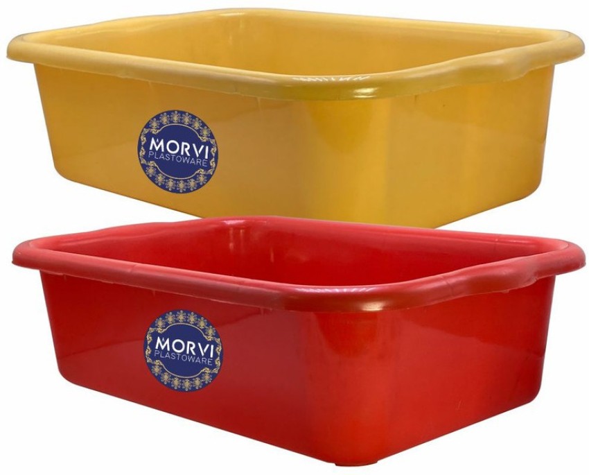 Morvi Wonder Plastic Prime Exel Small Plastic Tray for Home/Kitchen/Office,  Set of 4, 2 Ltr, Grey Color, Made in India Tray Price in India - Buy Morvi  Wonder Plastic Prime Exel Small