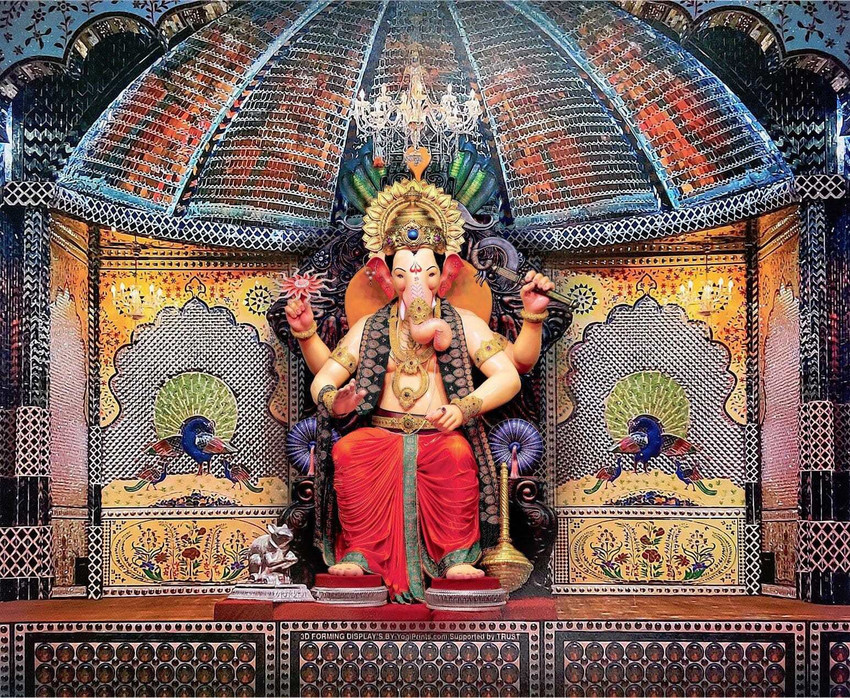 Mahal Cha Raja Ganpati Decoration Mahal