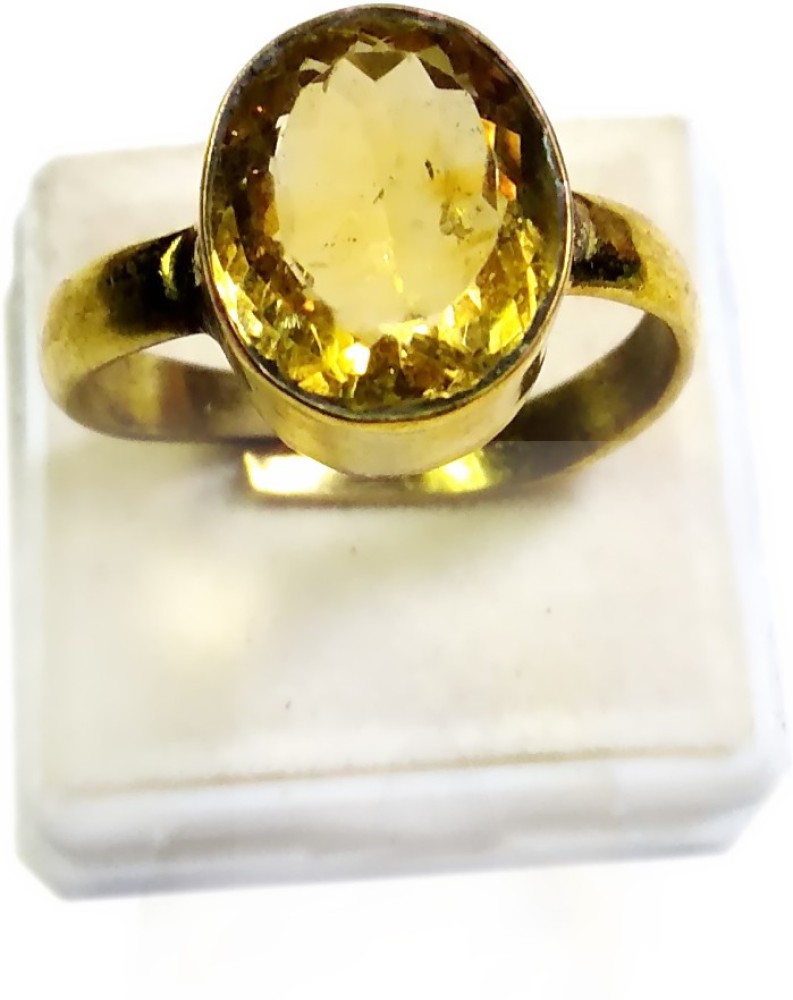 Citrine stone ring on sale price