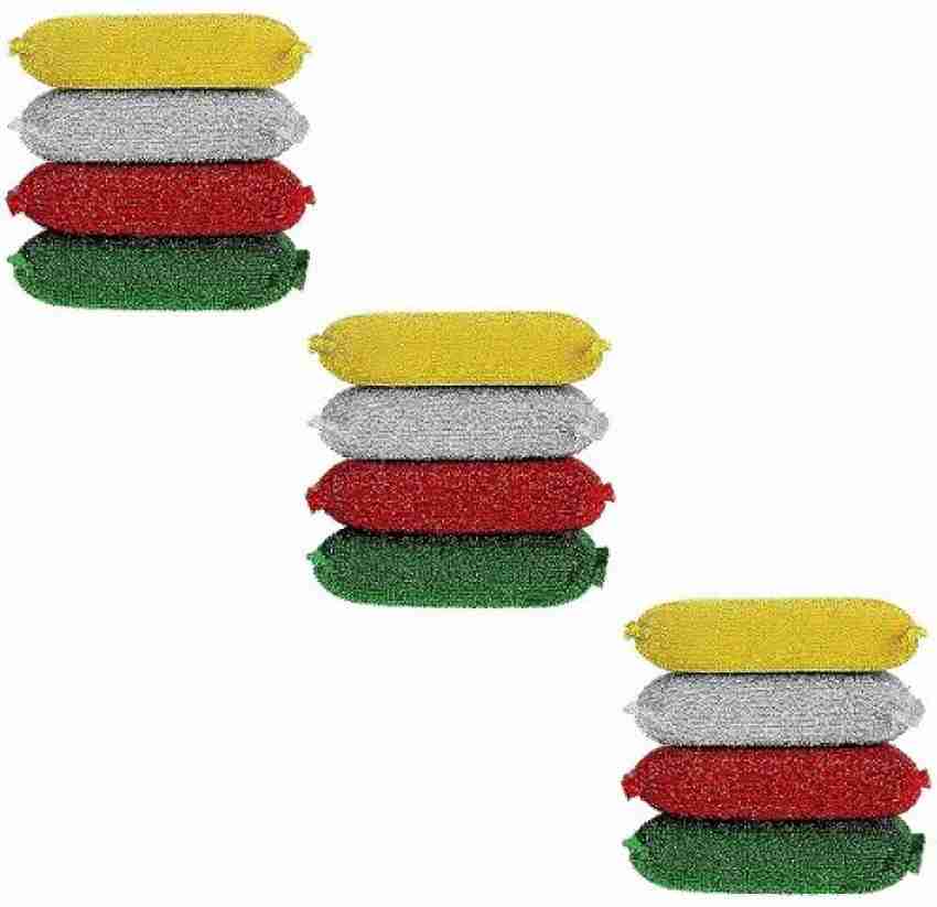 5PCS Scrub Sponges for Dishes Non-Scratch Microfiber Sponge Non Stick Pot  Cleaning Sponges Kitchen Tools Wash Pot Gadgets